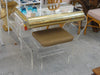 Glam Lucite Vanity and Stool