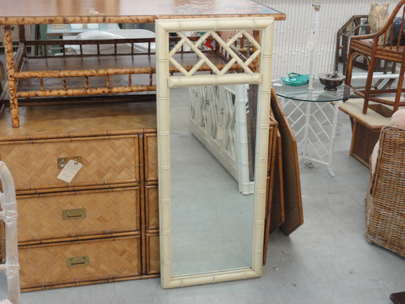 Faux Bamboo Chippendale Mirror