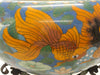 Chic Cloisonne Fish Cache Pot