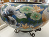 Chic Cloisonne Fish Cache Pot