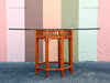 Tortoiseshell Brighton Style Rattan Dining Table