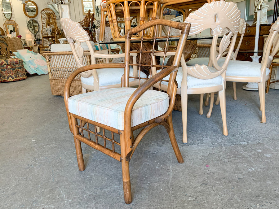 Pair of Cute Rattan Arm Chairs