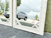 Pair of Faux Bamboo Cut Out Mirrors