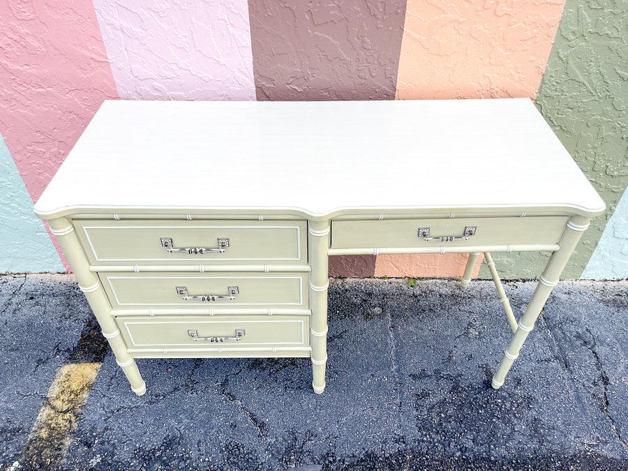 Warehouse Wednesday Sale: Faux Bamboo Henry Link Desk
