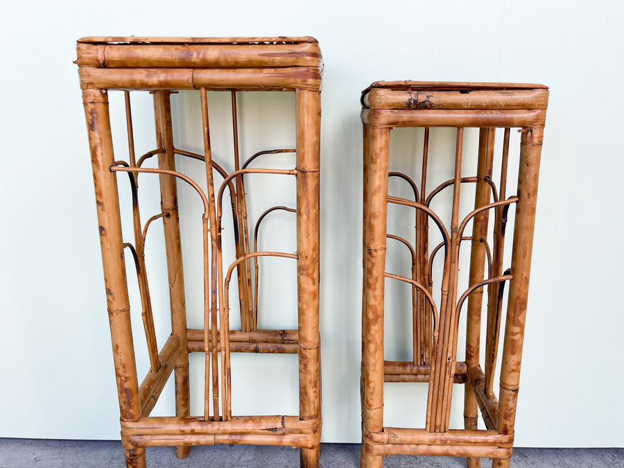 Pair of Tortoiseshell Plant Stands