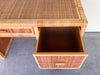 Island Style Rattan Wrapped Desk