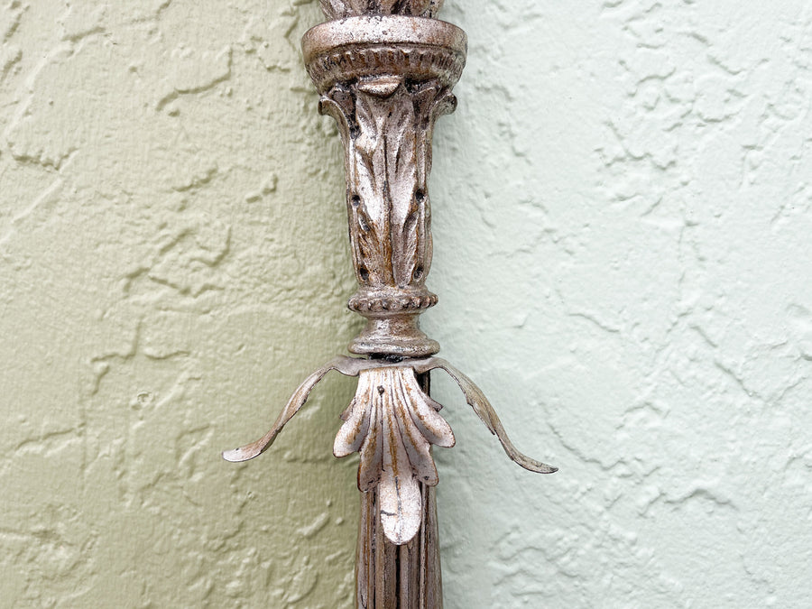 Pair of Pineapple and Bow Wall Sconces