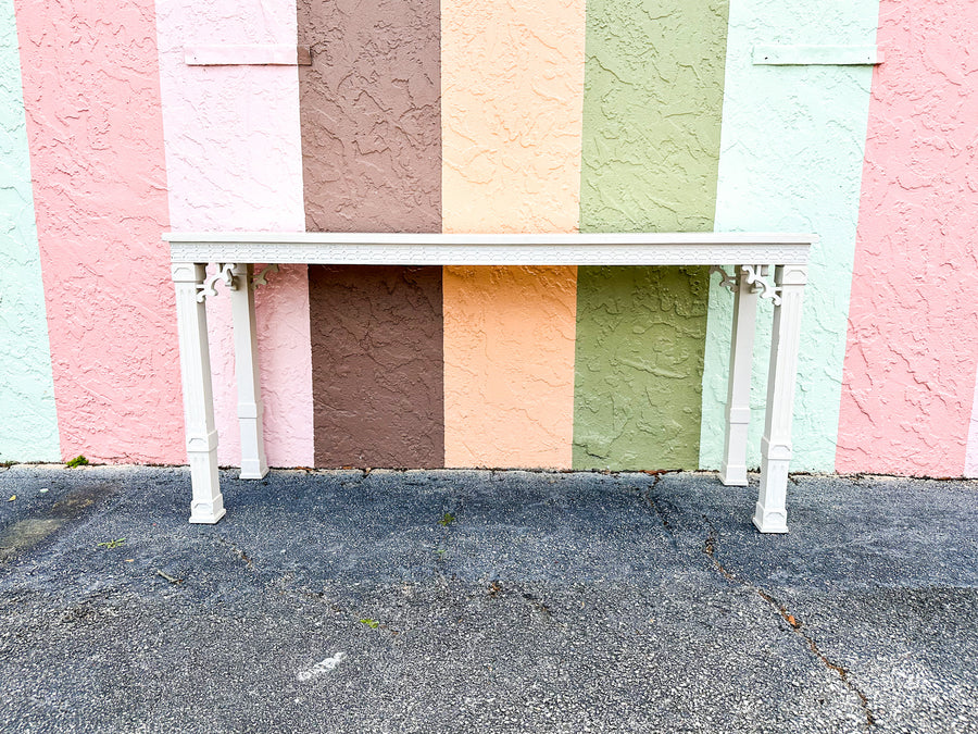 Palm Beach Chic Fretwork Console