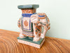 Petite Ceramic Elephant Garden Seat