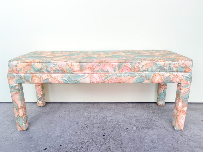 Palm Beachy Upholstered Bench