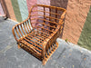 Pair of Rattan Lounge Chairs and End Table