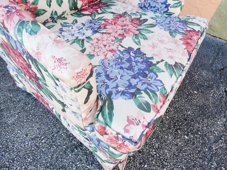 Pair of Floral Upholstered Chairs
