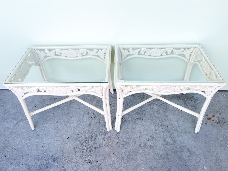 Pair of Shell Side Tables