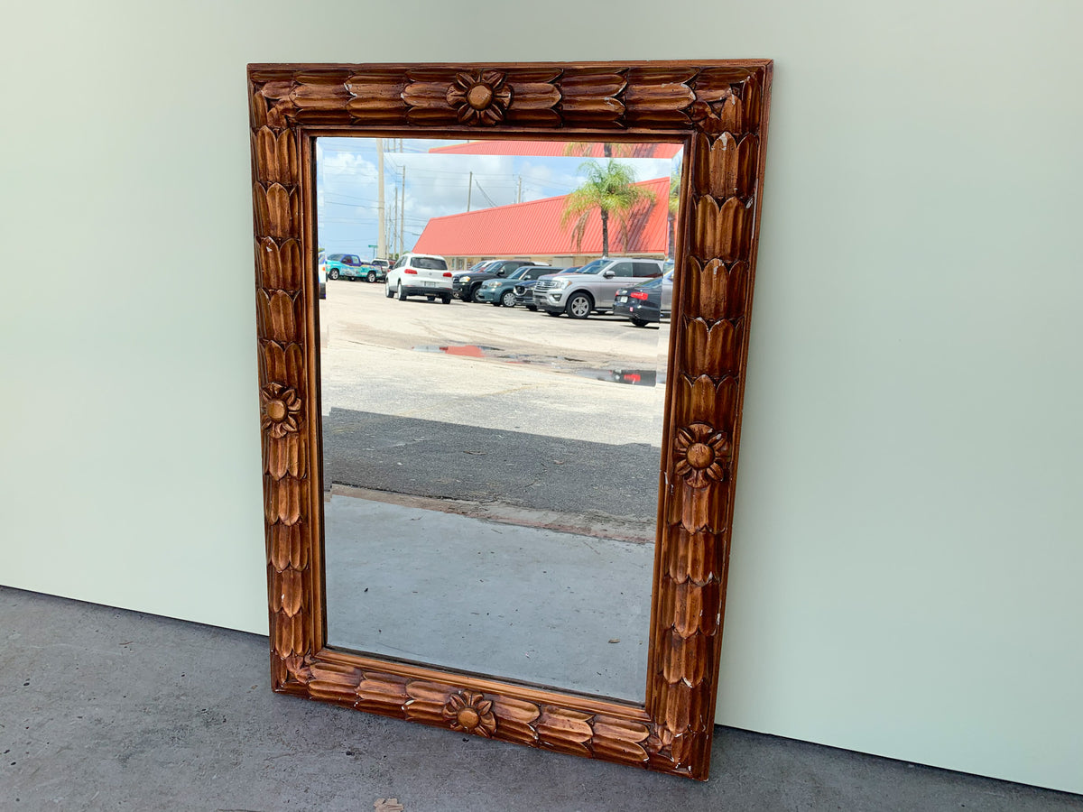 Floral Roche Mirror