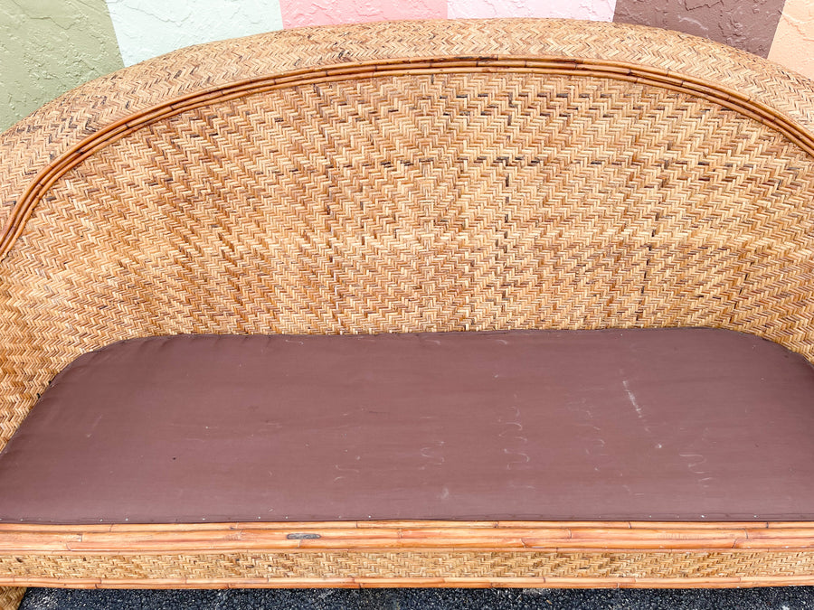 Ralph Lauren Rattan Sofa
