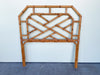 Pair of Rattan Chippendale Twin Headboards