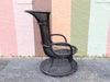 Island Chic Black Rattan Chair