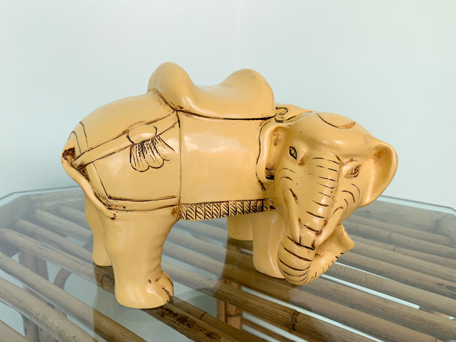 Pair of Yellow Elephants