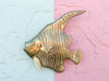 Set of Three Brass Fish