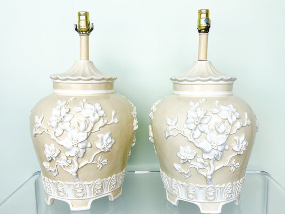 Pair of Fab Pagoda Lamps