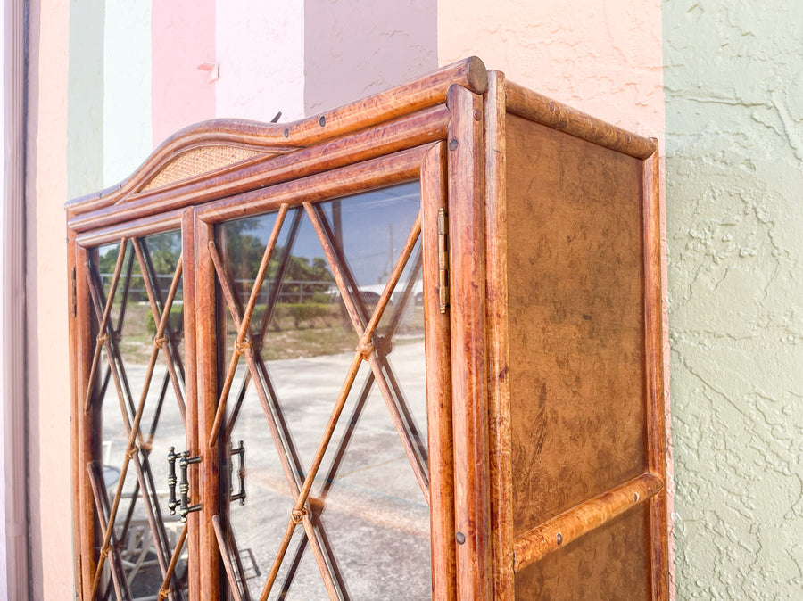 West Indies Style Rattan Cabinet