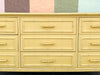 Happy Yellow Faux Bamboo Dresser