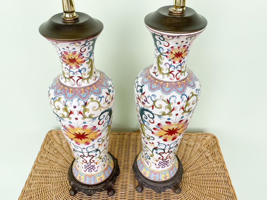 Pair of Colorful Lamps