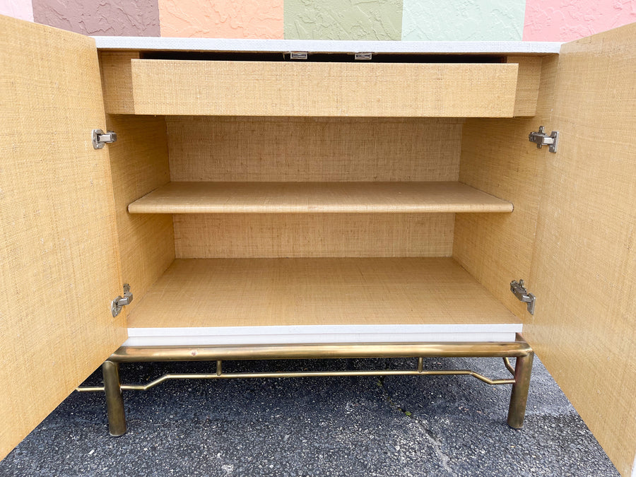 Linen Wrapped Mastercraft Credenza