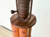Old Florida Four Column Rattan Lamp