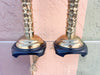 Pair of Brass Palm Tree Lamps