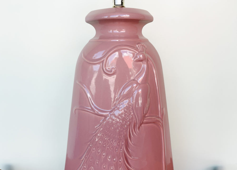 Fab Peacock Lamp