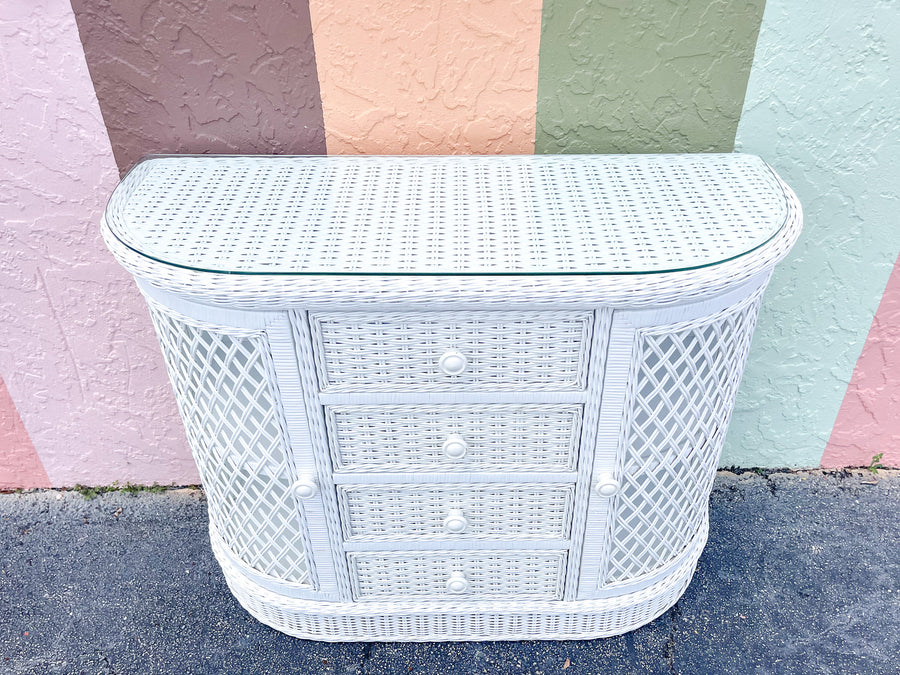 Palm Beach Chic Wicker Server