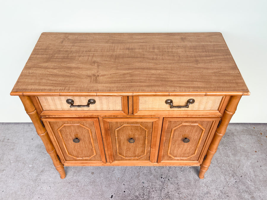Natural Faux Bamboo Server