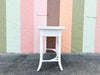 Palm Beach Chic Painted Rattan Desk