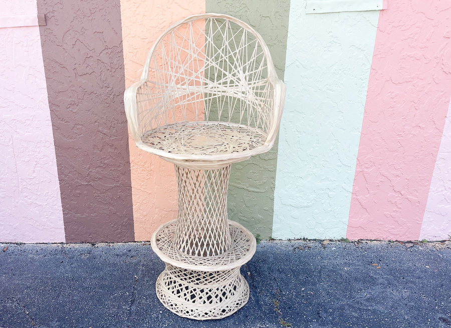 Set of Three Webspun Bar Stools