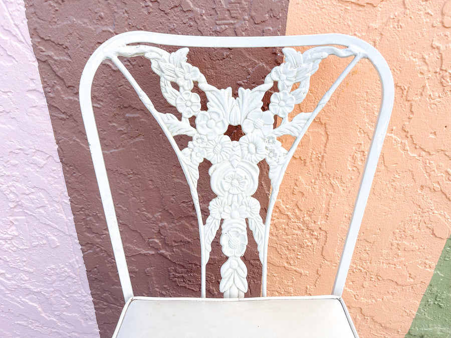 Palm Beach Chic Floral Outdoor Dining Set