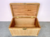 Rattan Wrapped Trunk