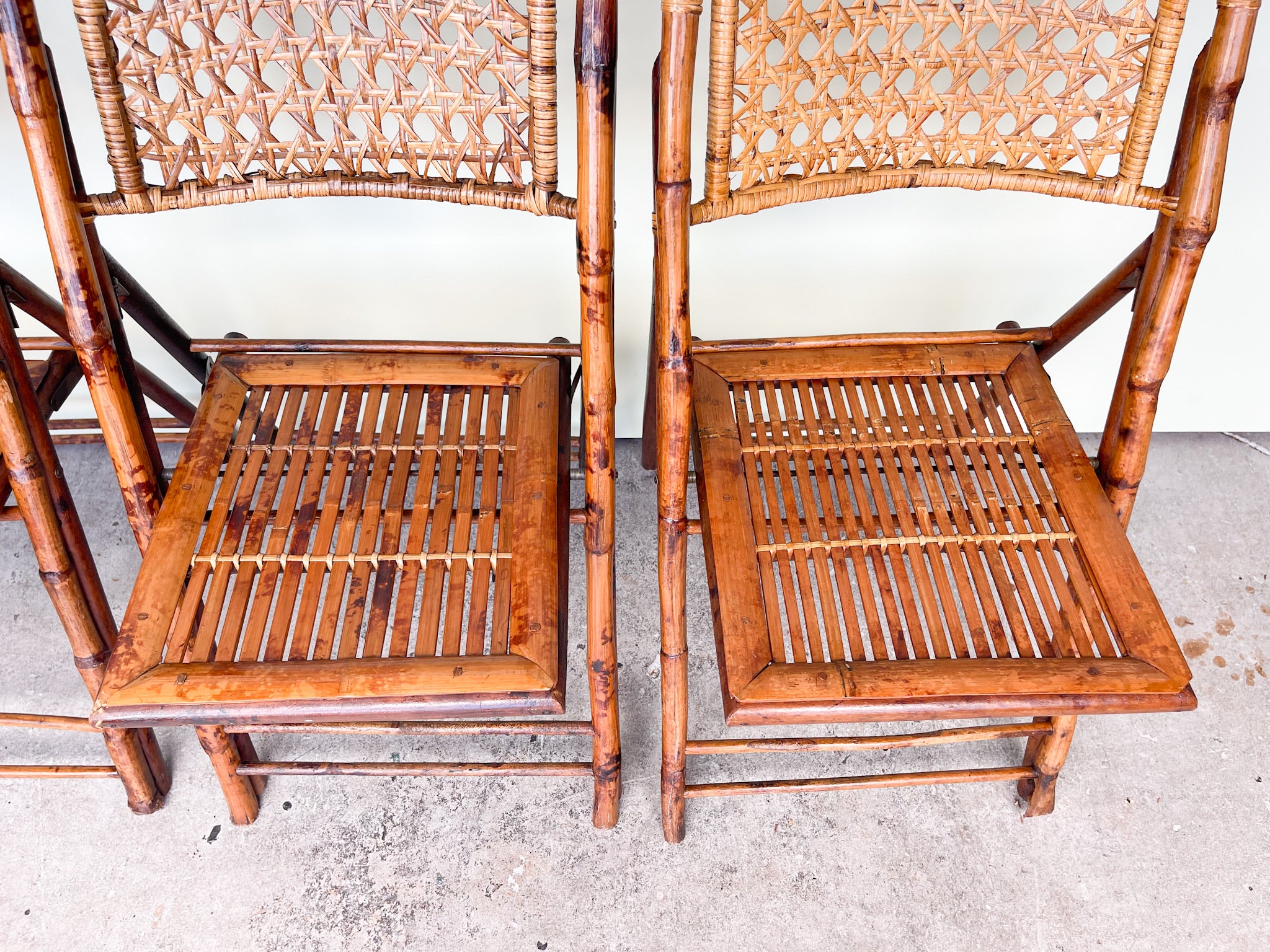 Bamboo discount folding chairs