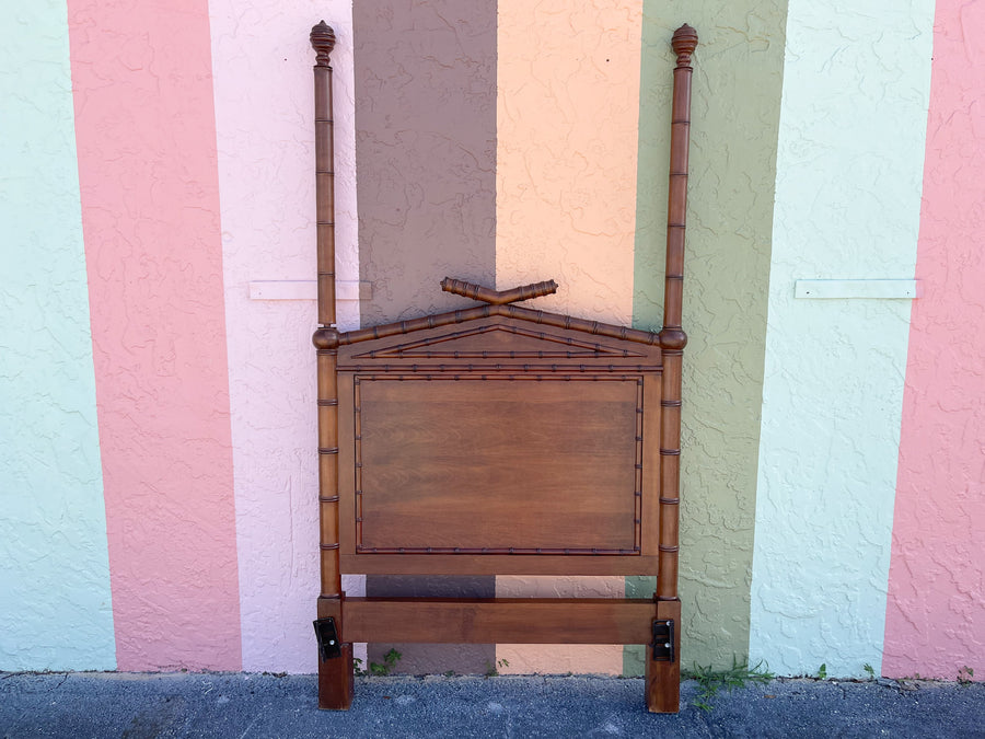 Pair of The Breakers Faux Bamboo Headboards