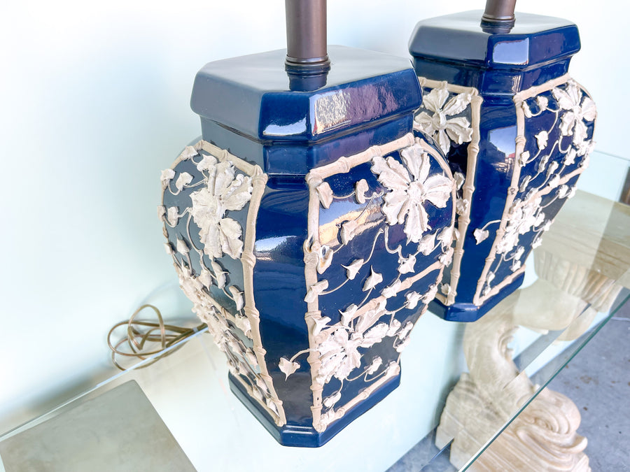 Pair of Navy Icing Lamps