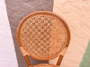 Set of Four Rattan Bistro Chairs