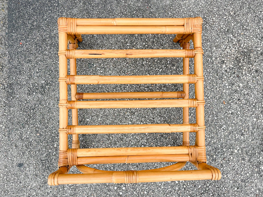 Warehouse Wednesday: Ficks Reed Rattan Lounge Chair and Ottoman