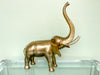 Trunks Up Brass Elephant