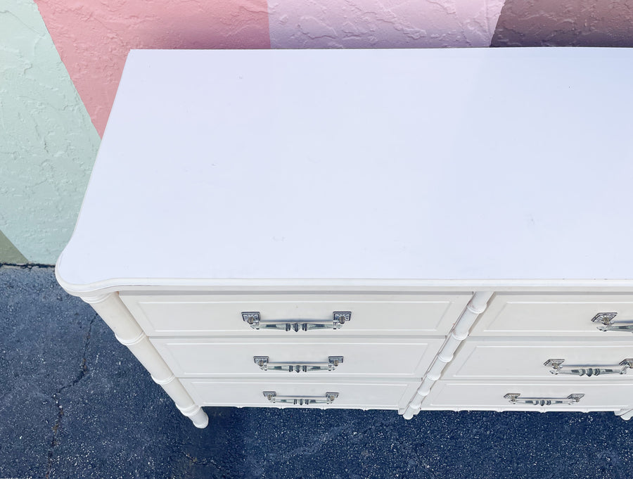 Palm Beach Chic Faux Bamboo Dresser
