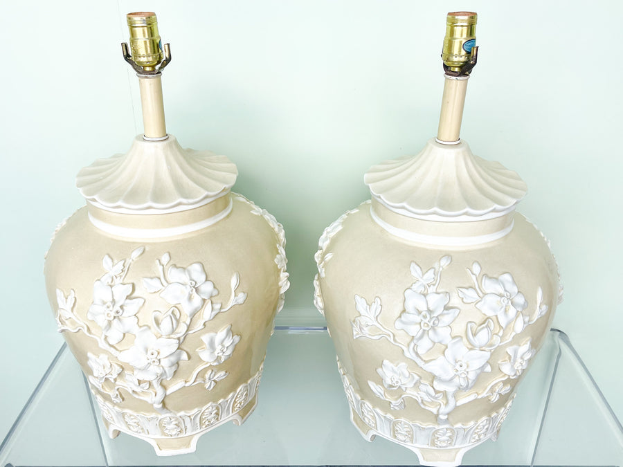 Pair of Fab Pagoda Lamps