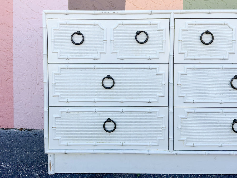 Palm Beach Chic Faux Bamboo Dresser
