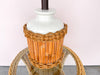 Ceramic and Bamboo Lamp