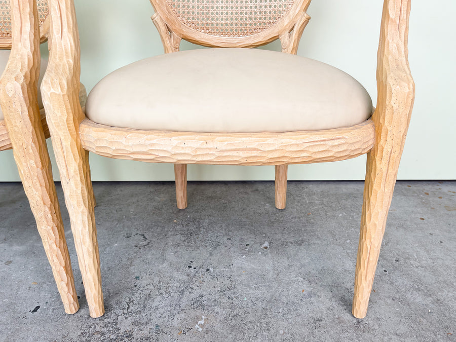 Pair of Faux Bois Chairs