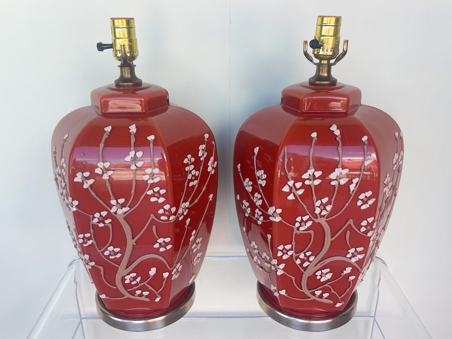 Pair of Pumpkin Spice Icing Lamps