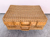 Set Of Four Rattan Suitcases